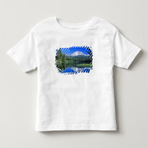 Mt. Lassen rises above Manzanita Lake Toddler T-Shirt