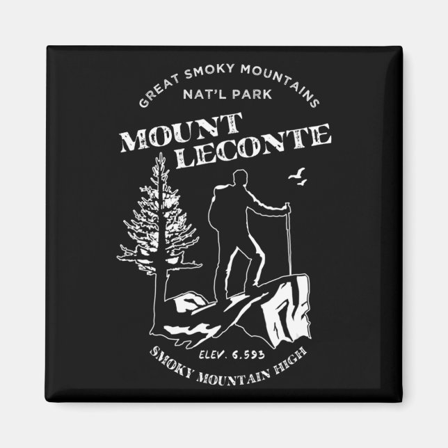 Mt Leconte   Great Smoky Mountains Magnet (Front)