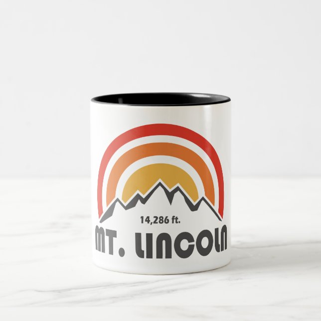 Mt. Lincoln Two-Tone Coffee Mug (Center)