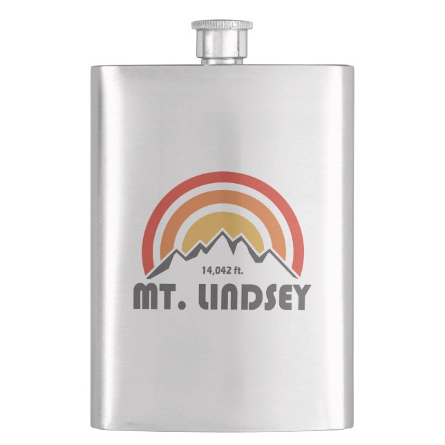 Mt. Lindsey Hip Flask (Front)