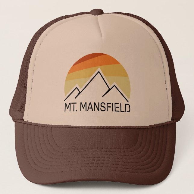 Mt. Mansfield Retro Trucker Hat (Front)