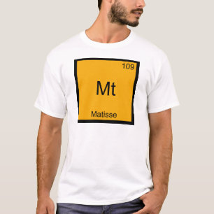 Mt - Matisse Funny Chemistry Element Symbol Tee