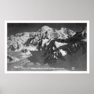 Mt. McKinley Alaska 1910 Poster