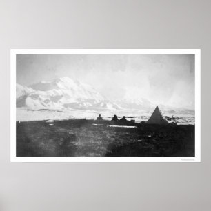 Mt. McKinley Alaska Camp 1912 Poster