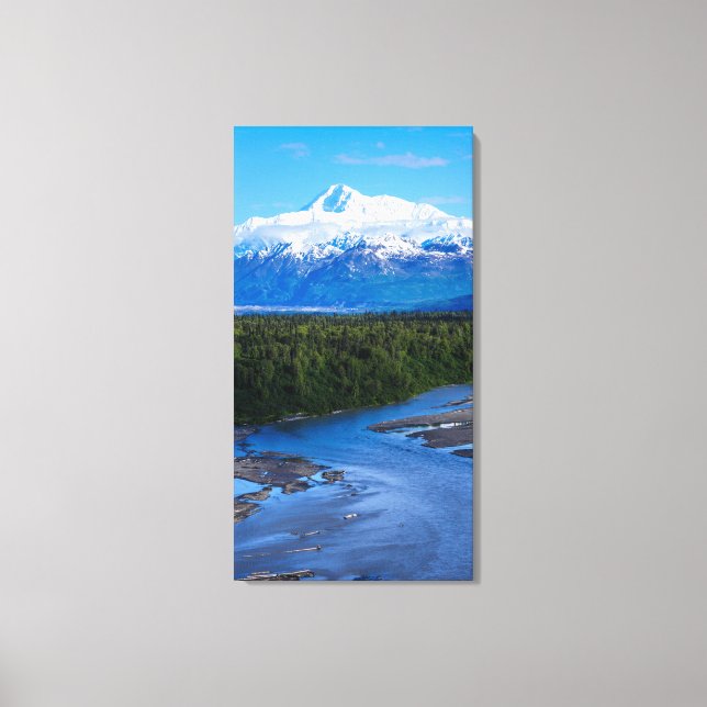 Mt. McKinley Alaska Canvas Print (Front)