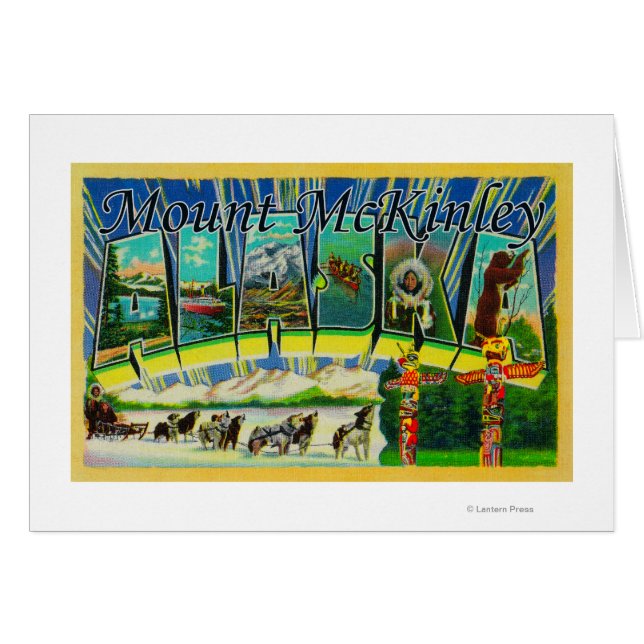 Mt. McKinley, Alaska - Large Letter Scenes (Front Horizontal)