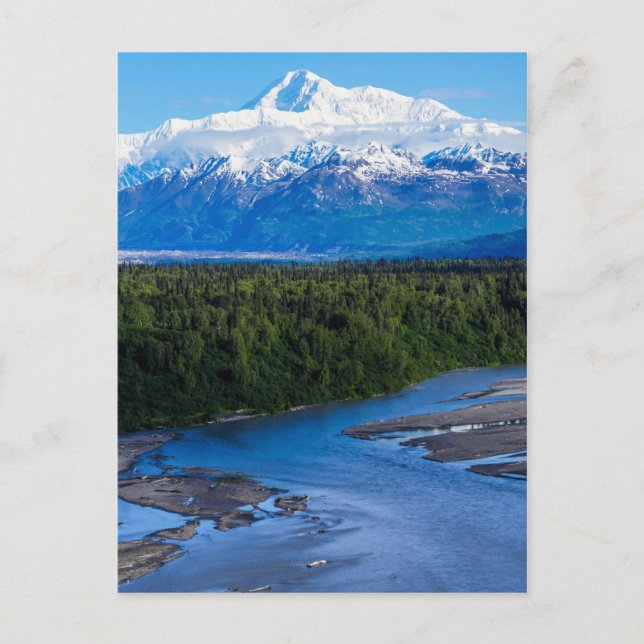 Mt. McKinley Alaska Postcard (Front)