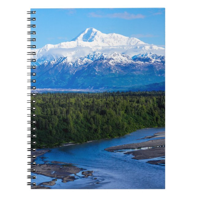 Mt. McKinley Alaska Spiral Notebook (Front)
