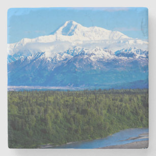 Mt. McKinley Alaska Stone Coaster