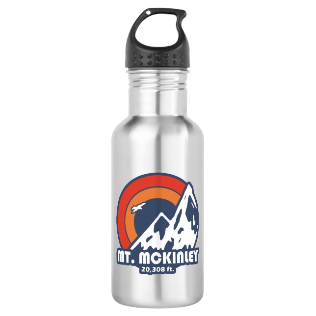 Mt. McKinley Alaska Sun Eagle 532 Ml Water Bottle (Front)