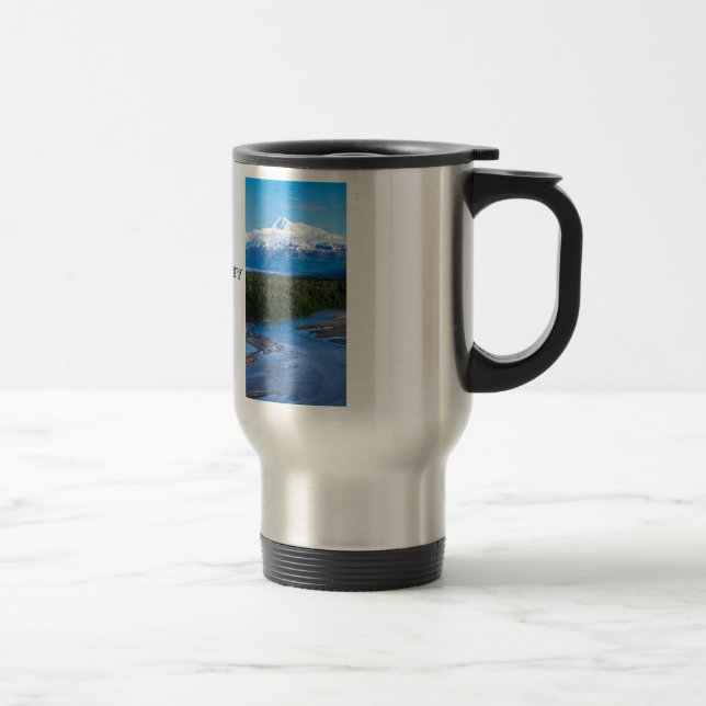 Mt. McKinley Alaska Travel Mug (Right)