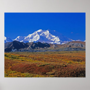Mt . McKinley Denali National Park , Alaska. Poster