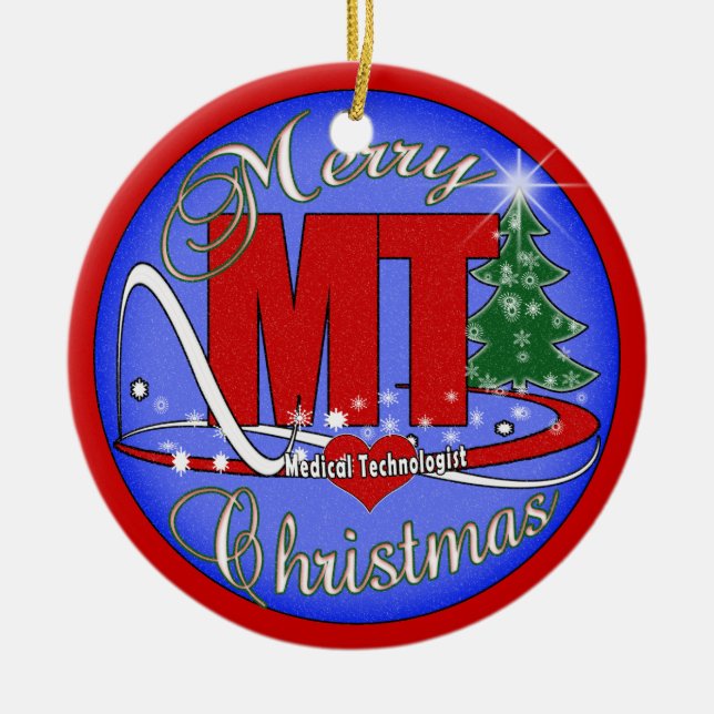 MT MEDICAL TECHNOLOGIST CHRISTMAS ORNAMENT LAB (Front)