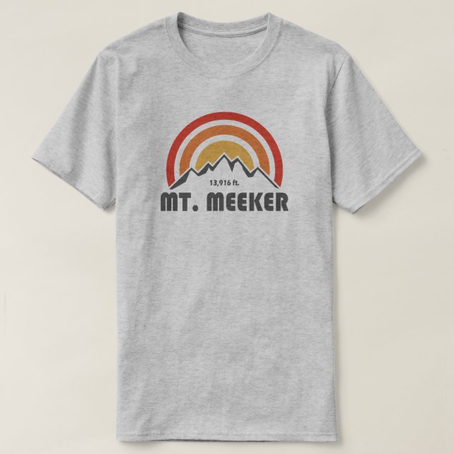 Mt. Meeker Colorado T-Shirt (Design Front)