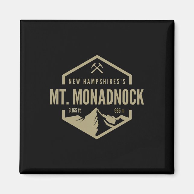 Mt. Monadnock Mountain Travel  Magnet (Front)