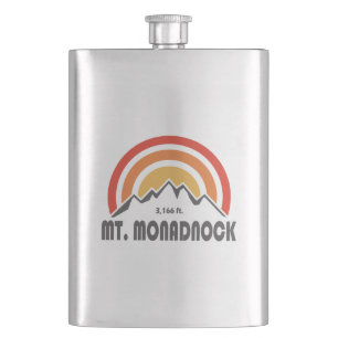 Mt. Monadnock New Hampshire Hip Flask