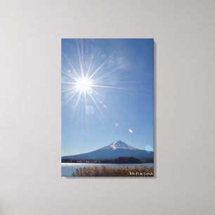 Mt. Mount Fuji Fujisan Japan Travel Landscape Canvas Print