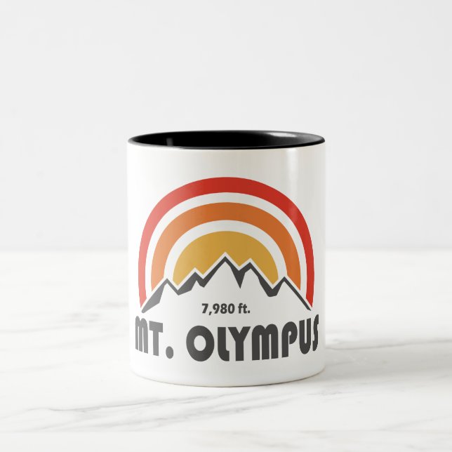 Mt. Olympus Two-Tone Coffee Mug (Center)