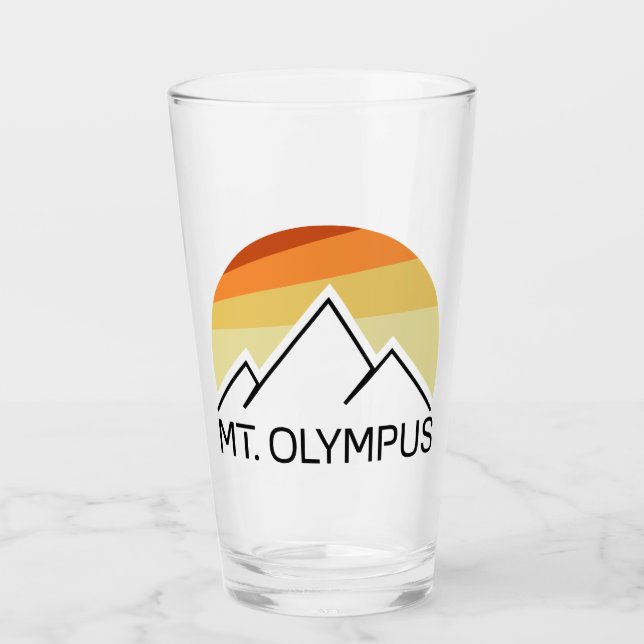Mt. Olympus Washington Retro Glass (Front)
