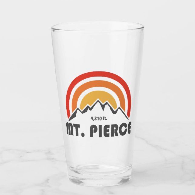 Mt. Pierce New Hampshire Glass (Front)