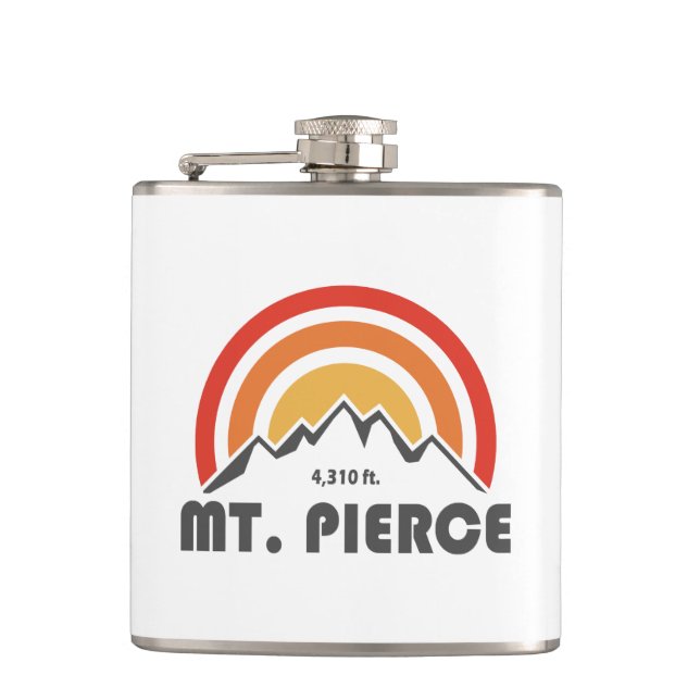 Mt. Pierce New Hampshire Hip Flask (Front)