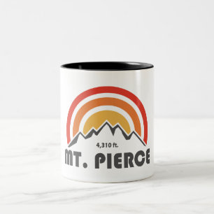 Mt. Pierce New Hampshire Two-Tone Coffee Mug