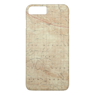 Mt Pinos quadrangle showing San Andreas Rift Case-Mate iPhone Case