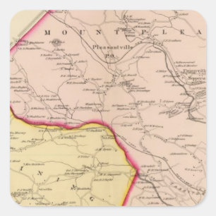 Mt Pleasant, Ossining, New York Square Sticker