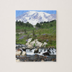 Mt Rainer, Edith Creek Jigsaw Puzzle