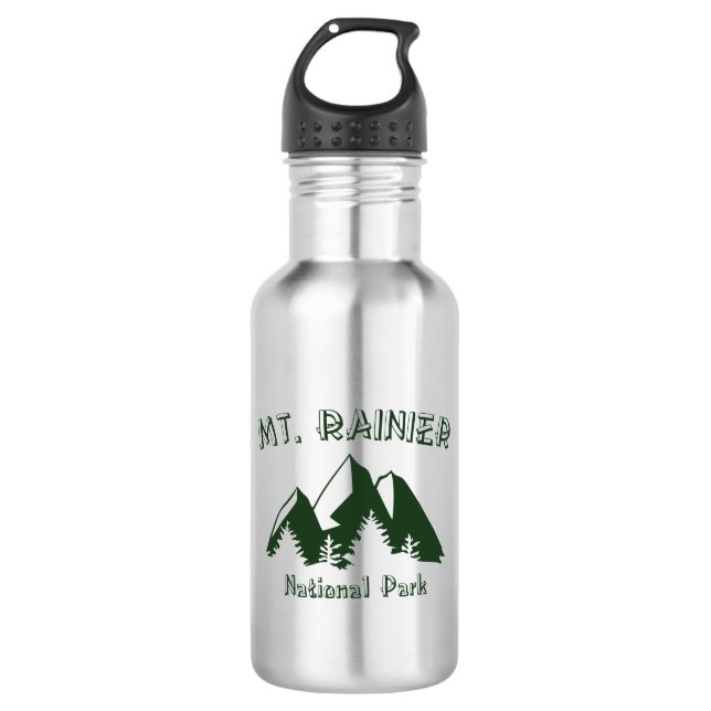 Mt. Rainier National Park 532 Ml Water Bottle (Front)