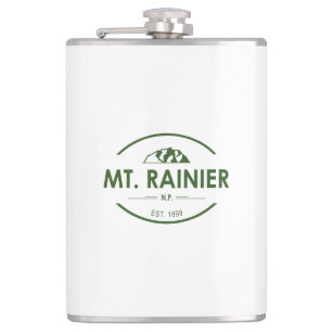 Mt. Rainier National Park Hip Flask