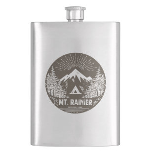Mt. Rainier National Park Hip Flask