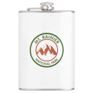 Mt. Rainier National Park Hip Flask