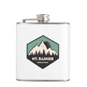 Mt. Rainier National Park Hip Flask
