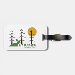 Mt. Rainier National Park Trail Luggage Tag