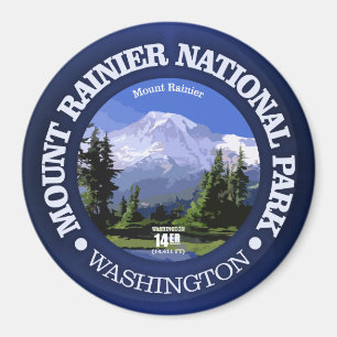 Mt Rainier NP Magnet