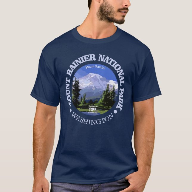 Mt Rainier NP T-Shirt (Front)