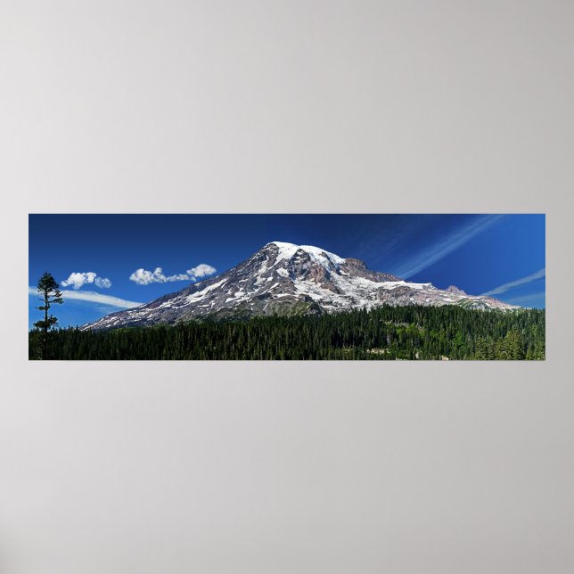 Mt. Rainier Panorama 3 Poster (Front)