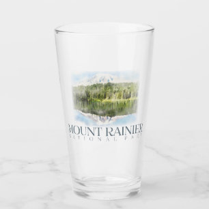 Mt. Rainier Pint Glass, National Park Tumbler