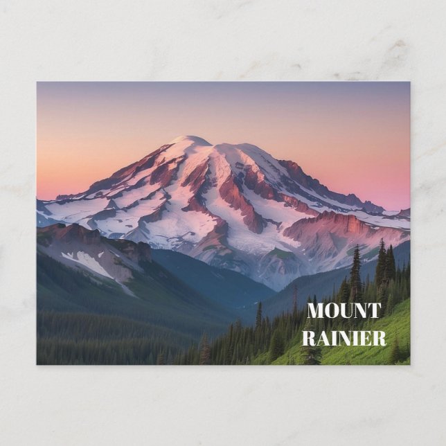 Mt. Rainier Postcard (Front)