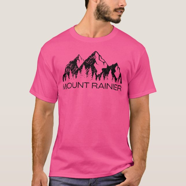 Mt Rainier Shirt Mount Rainier National Park Washi (Front)