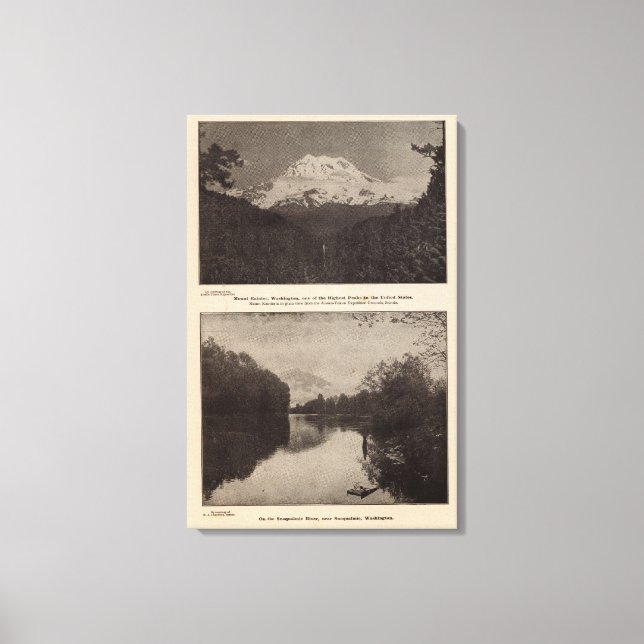 Mt Rainier Snoqualmie R Canvas Print (Front)