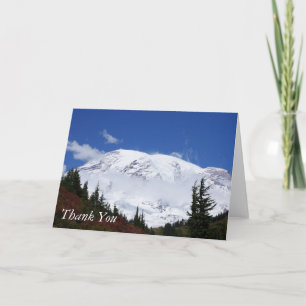Mt Rainier Thank You Note Card