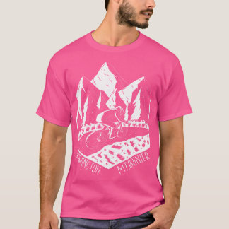 Mt. Rainier Trail Mountain Bike Hike Washington To T-Shirt