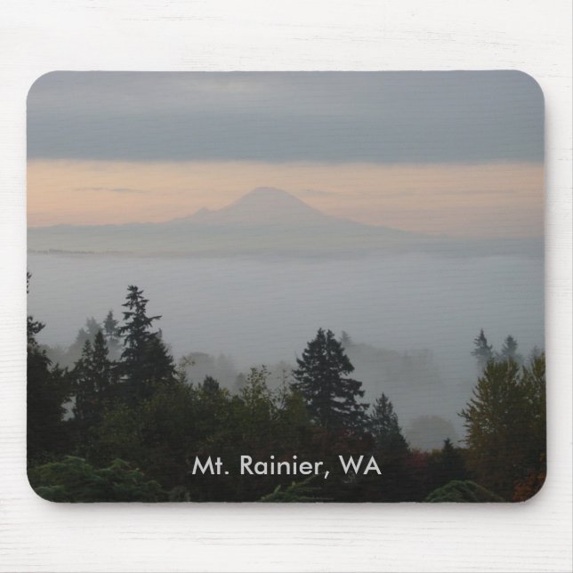 Mt. Rainier, WA Mouse Pad (Front)