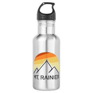 Mt. Rainier Washington Retro 532 Ml Water Bottle
