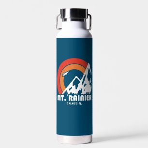 Mt. Rainier Washington Sun Eagle Water Bottle