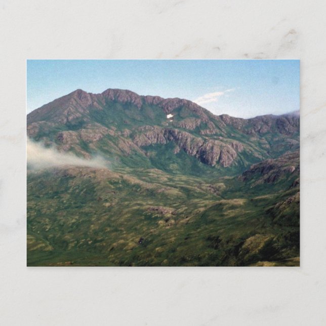 Mt. Reed Adak Island Postcard (Front)