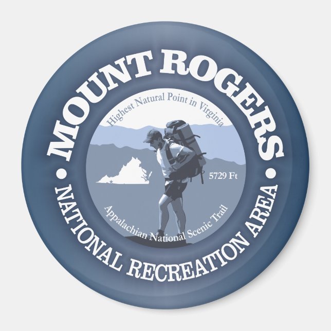 Mt Rogers NRA Magnet (Front)