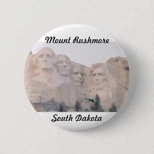 Mt. Rushmore 6 Cm Round Badge